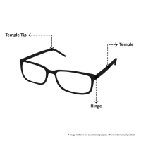 Full Rim Rectangle Black Medium 29677AF Eyeglasses