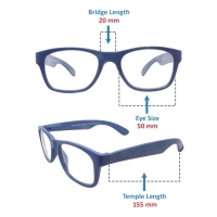 Full Rim Rectangle Blue Medium 29677AF Eyeglasses