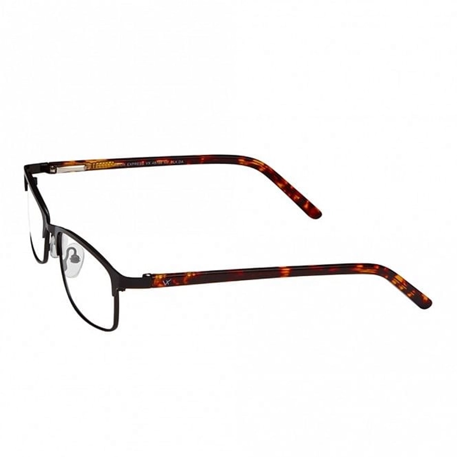 Full Rim Metal Oval Black Medium Vision Express 48788 Eyeglasses