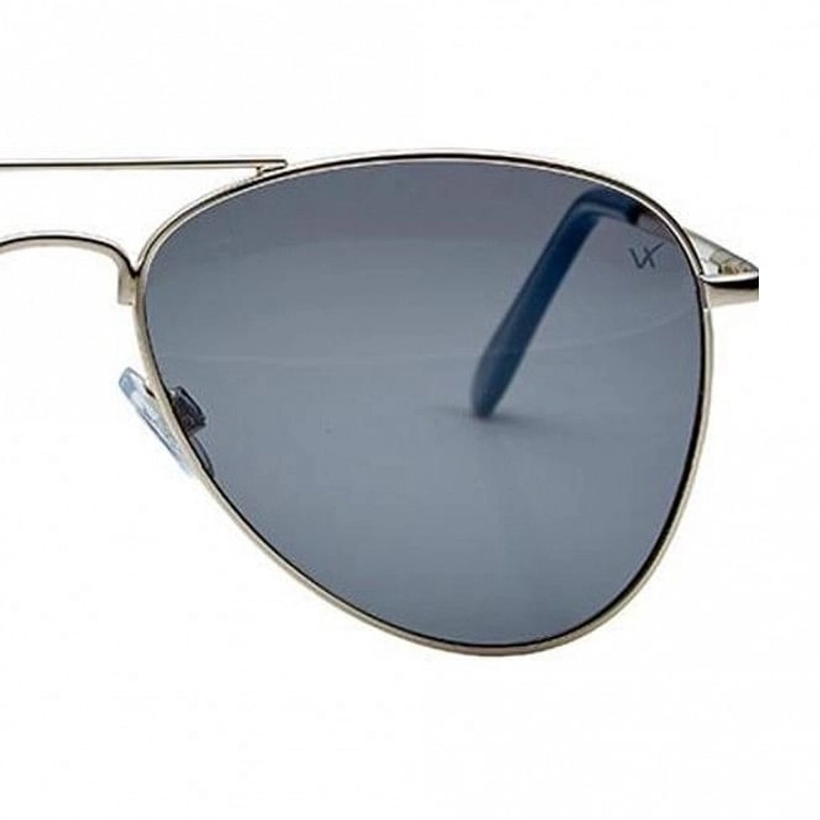 Aviator Polarised Lens Grey Solid Full Rim Medium Vision Express 21325P Sunglasses