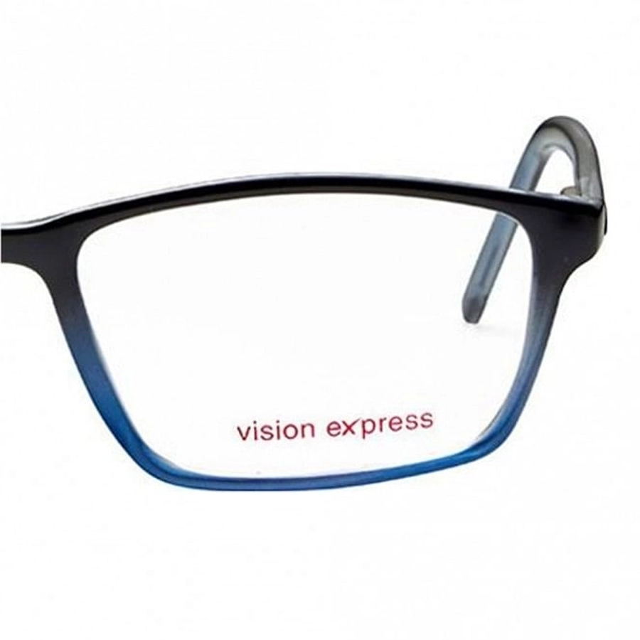 Full Rim Polycarbonate Rectangle Black Medium Vision Express 28976 Eyeglasses