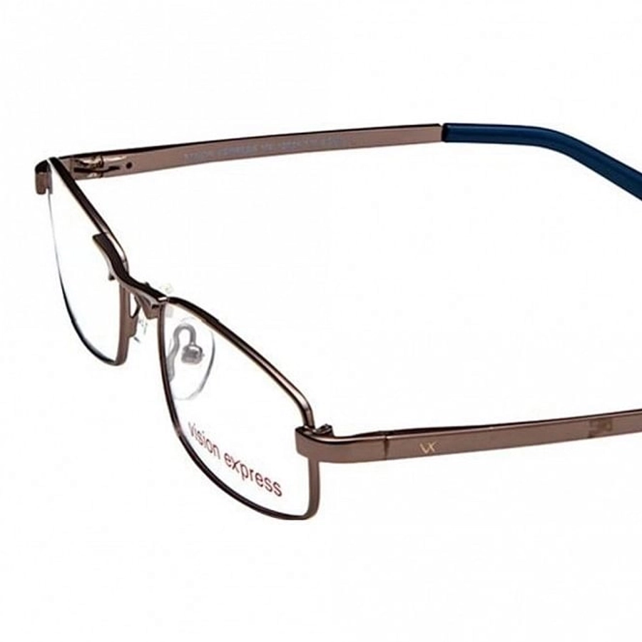 Full Rim Metal Rectangle Gun Metal Medium Vision Express 12004 Eyeglasses