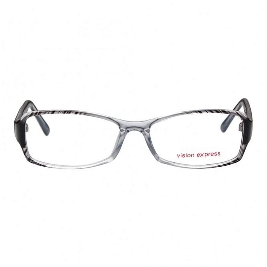Full Rim Polycarbonate Rectangle Grey Medium Vision Express 12005 Eyeglasses