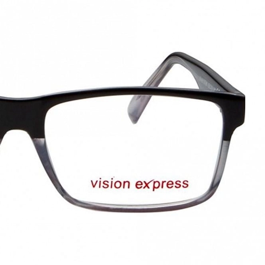 Full Rim Polycarbonate Rectangle Black Large Vision Express 12011 Eyeglasses