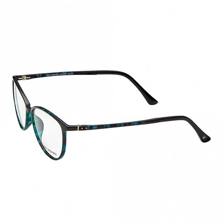 Full Rim Ultem Round Blue Medium Vision Express 48980 Eyeglasses