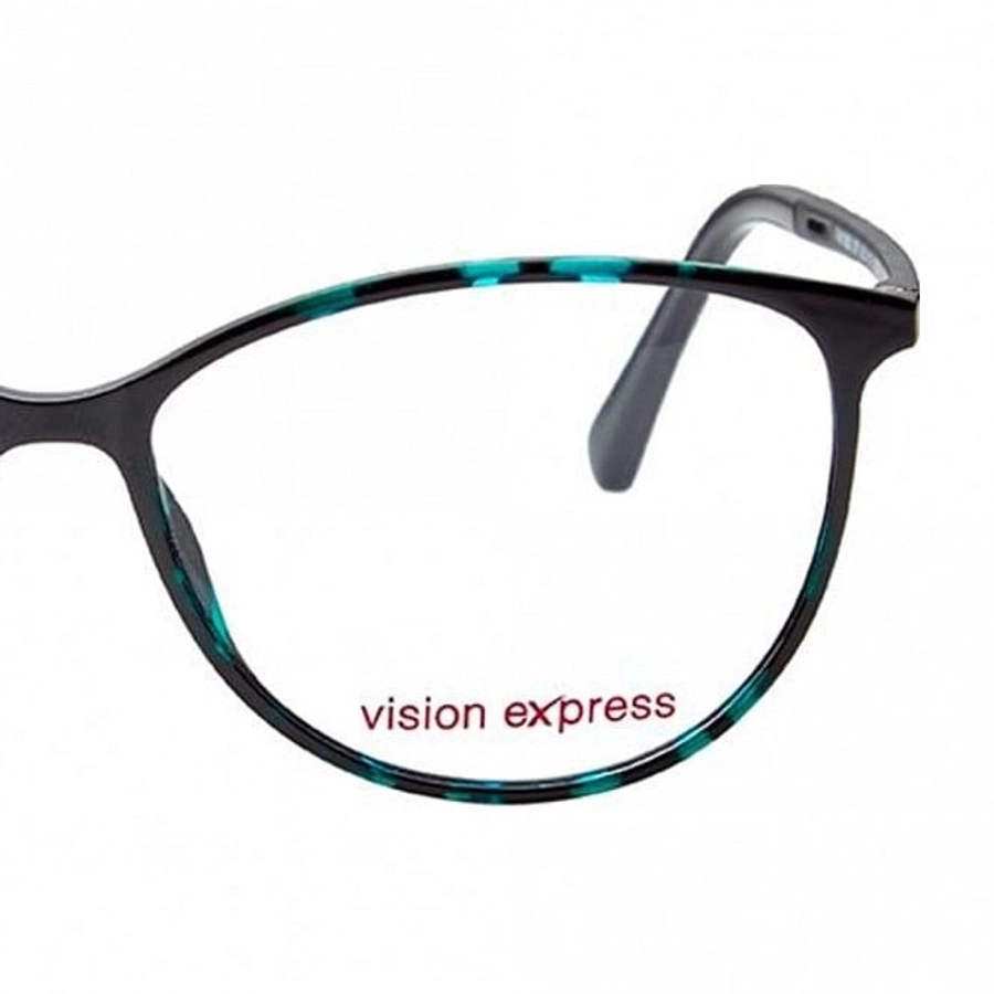 Full Rim Ultem Round Blue Medium Vision Express 48980 Eyeglasses
