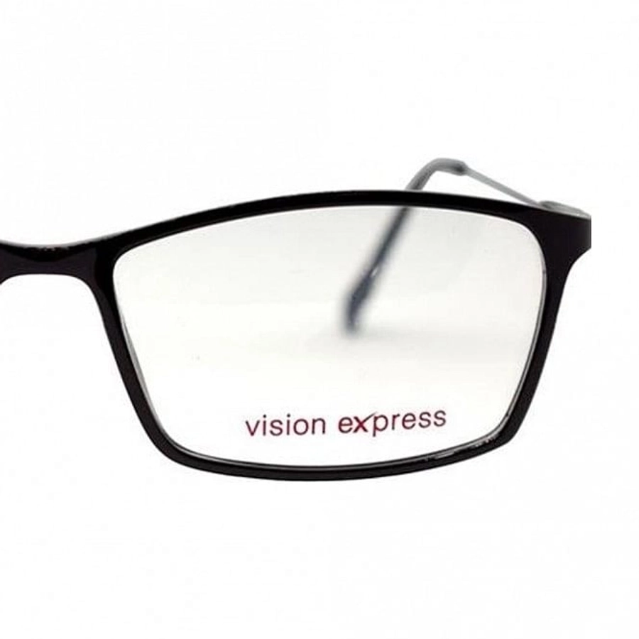 Full Rim Ultem Rectangle Black Medium Vision Express 29340 Eyeglasses