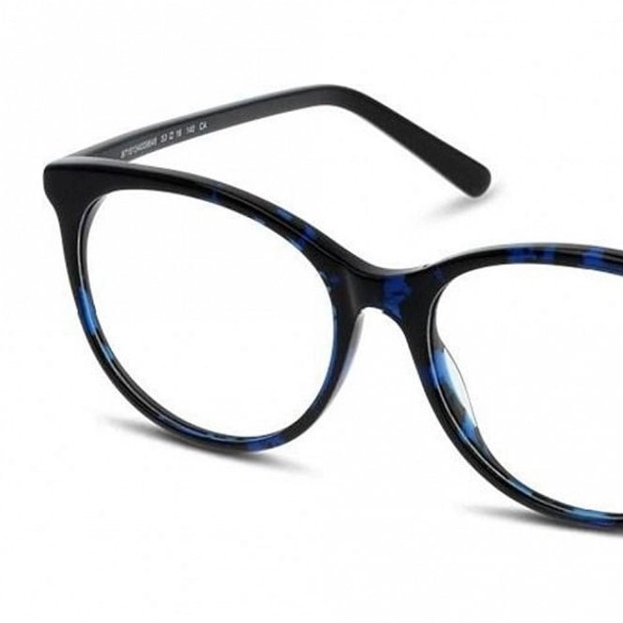 Full Rim Acetate Round Blue Medium In Style ISCF04 Eyeglasses