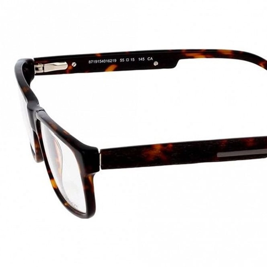 Full Rim Stainless Steel Rectangle Brown Large 5th Avenue FACM17 Eyeglasses