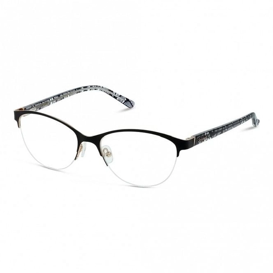 Full Rim Stainless Steel Almond Black Medium Sensaya SYCF17 Eyeglasses