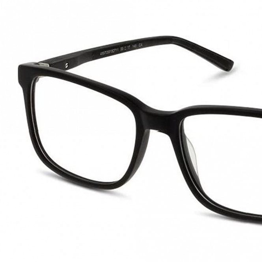 Full Rim Polycarbonate Rectangle Black Large Julius JUBM23 Eyeglasses
