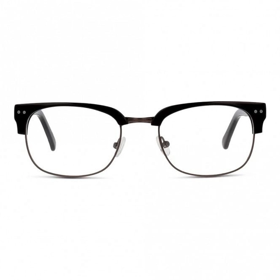 Full Rim Acetate Rectangle Black Medium In Style ISH49 Eyeglasses