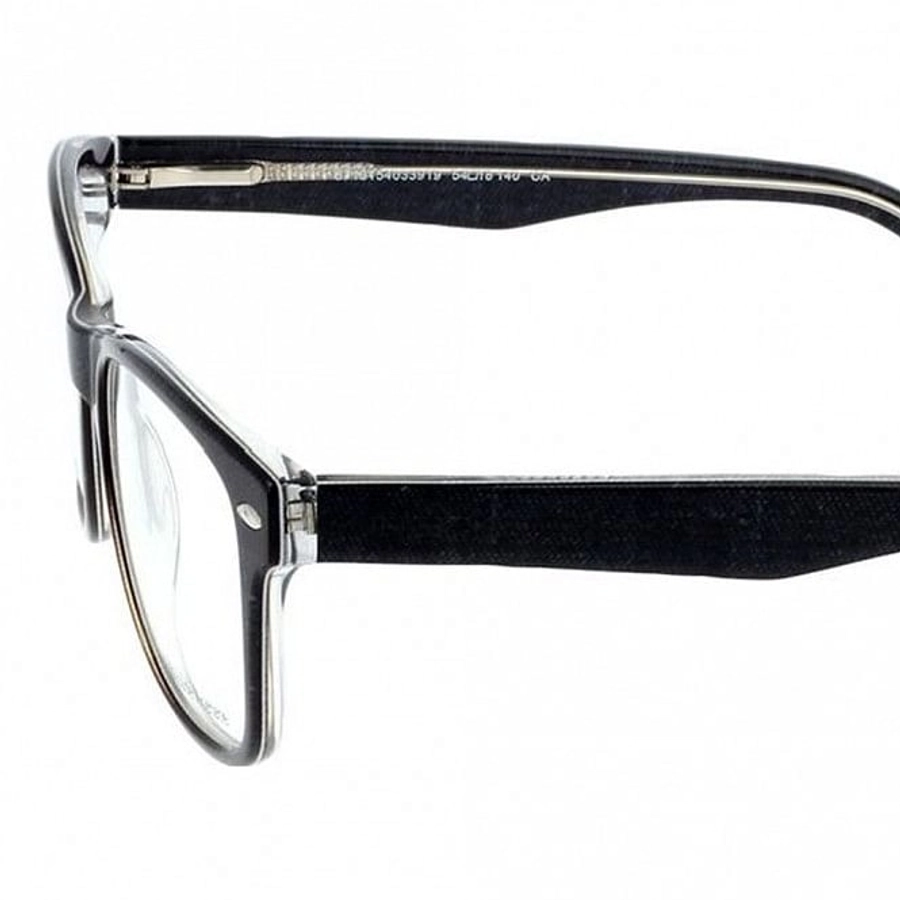 Full Rim Acetate Rectangle Black Small In Style ISCM23 Eyeglasses
