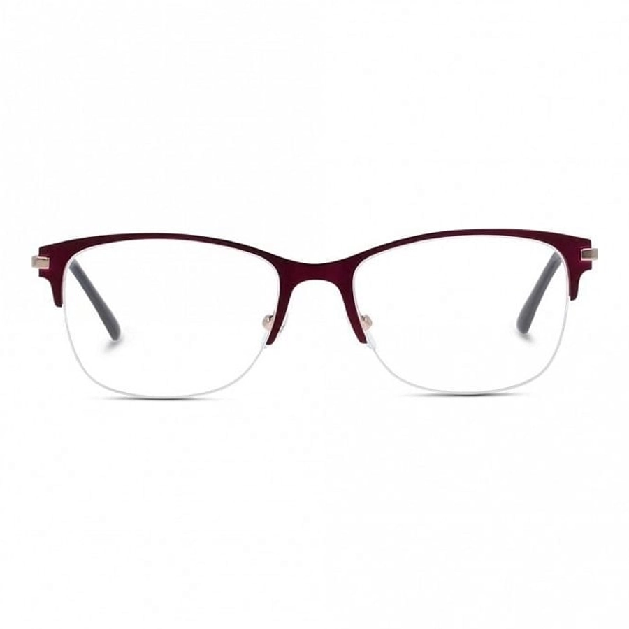 Half Rim Stainless Steel Rectangle Violet Medium Sensaya SYBF02 Eyeglasses