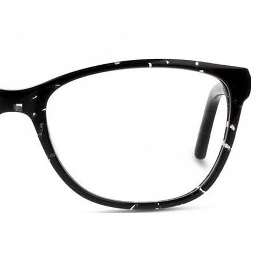 Full Rim Acetate Cat Eye Black Medium 5th Avenue FAAF53 Eyeglasses