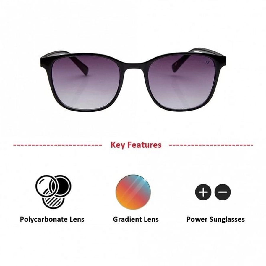Oval Grey Gradient Polycarbonate Full Rim Medium Vision Express 41235 Sunglasses