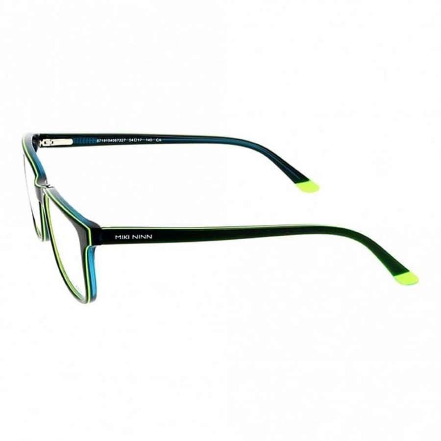 Full Rim Acetate Rectangle Green Medium Miki Ninn MNDM00 Eyeglasses