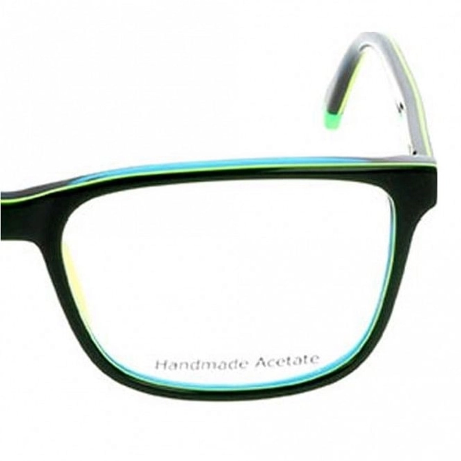 Full Rim Acetate Rectangle Green Medium Miki Ninn MNDM00 Eyeglasses