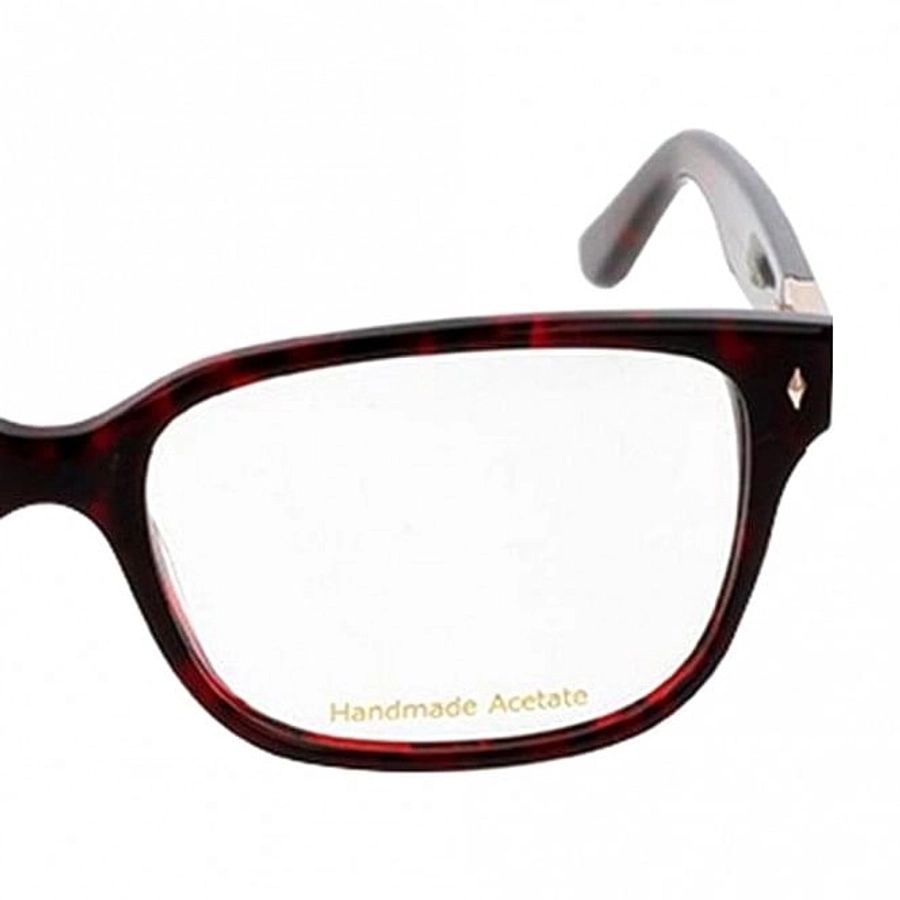Blue Shield (Zero Power) Computer Glasses: Full Rim Rectangle Brown Acetate Small SYCF21 