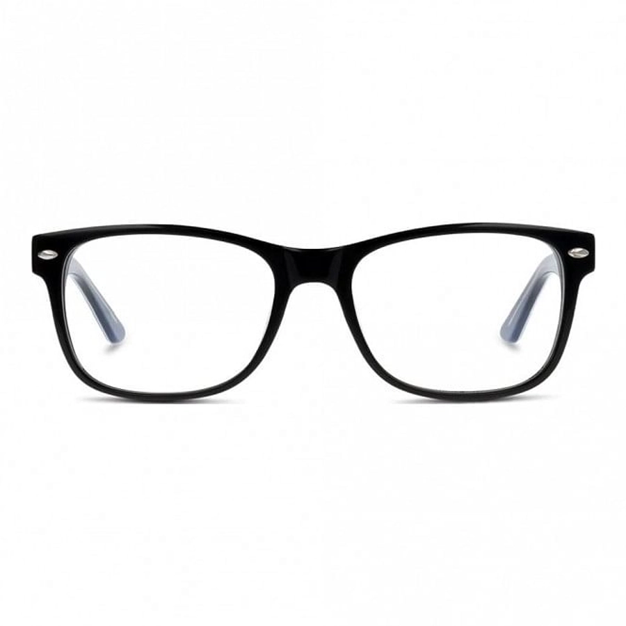 Full Rim Acetate Rectangle Black Medium In Style ISCM23 Eyeglasses
