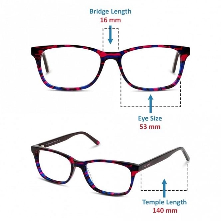 Full Rim Acetate Almond Violet Medium Miki Ninn MNCF36 Eyeglasses