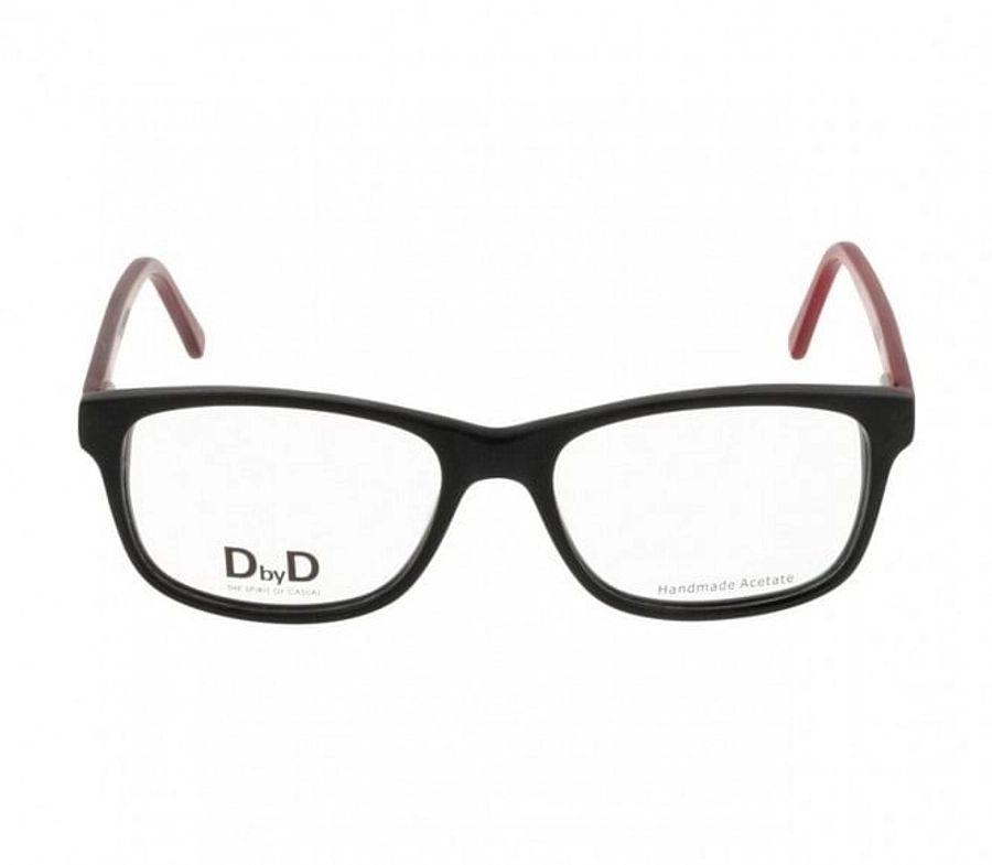 Full Rim Acetate Rectangle Black Medium DbyD DBCM20 Eyeglasses