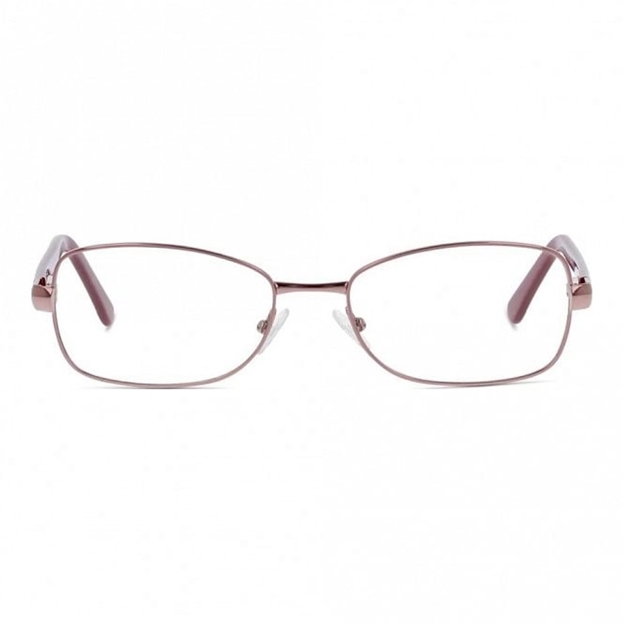 Full Rim Stainless Steel Rectangle Pink Medium DbyD DYF16 Eyeglasses