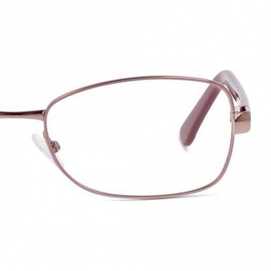 Full Rim Stainless Steel Rectangle Pink Medium DbyD DYF16 Eyeglasses