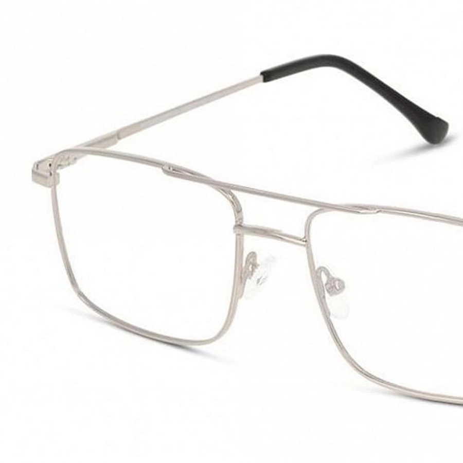Full Rim Metal Rectangle Silver Medium DbyD DYH15 Eyeglasses