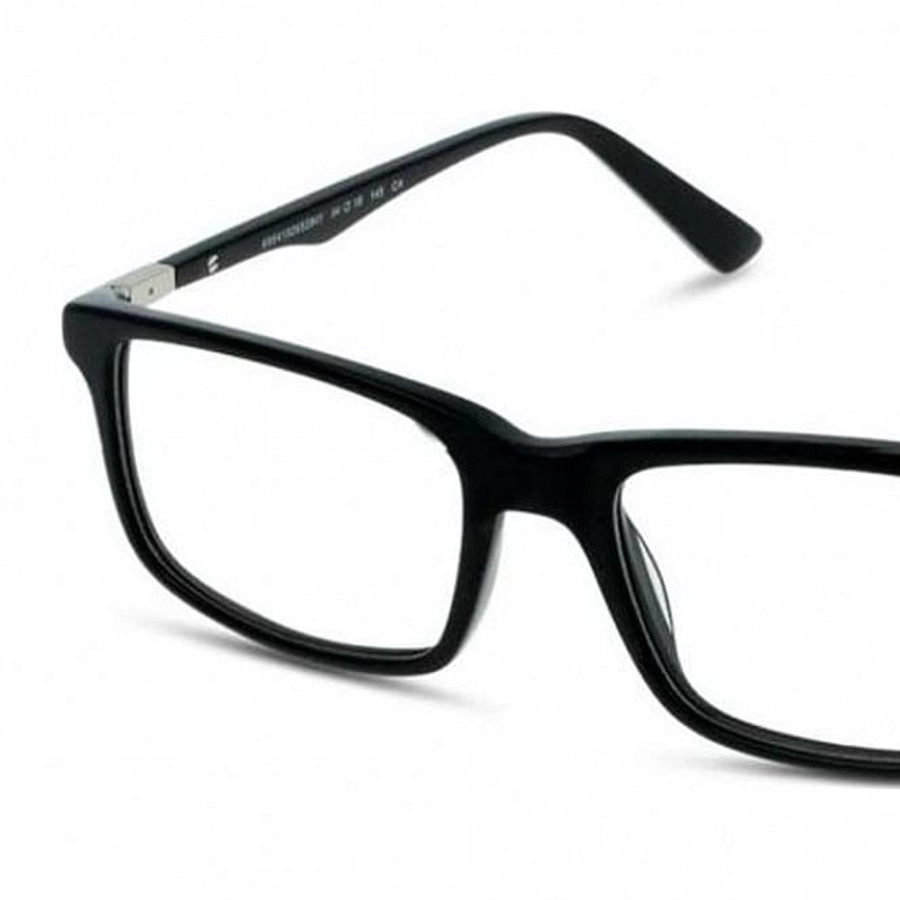 Full Rim Acetate Rectangle Black Medium In Style ISAM27 Eyeglasses