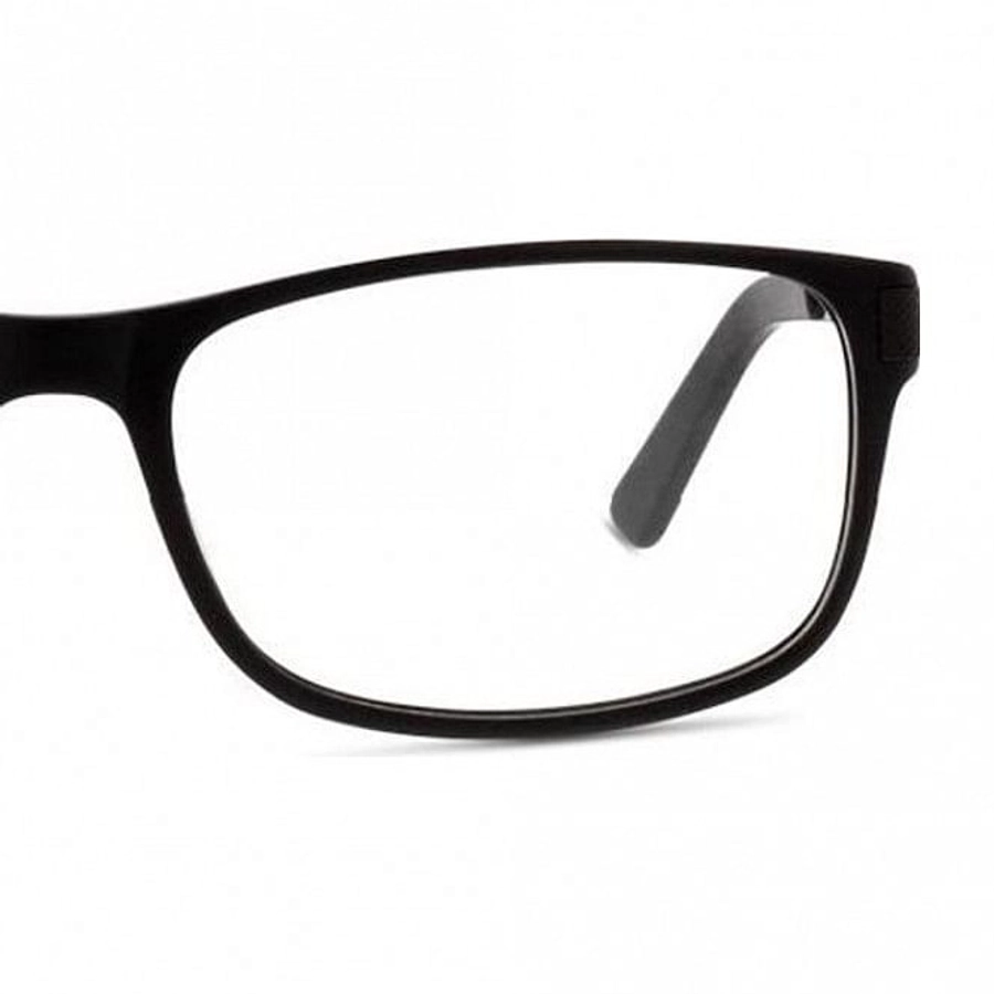 Full Rim Acetate Rectangle Black Large Julius JUBM13 Eyeglasses