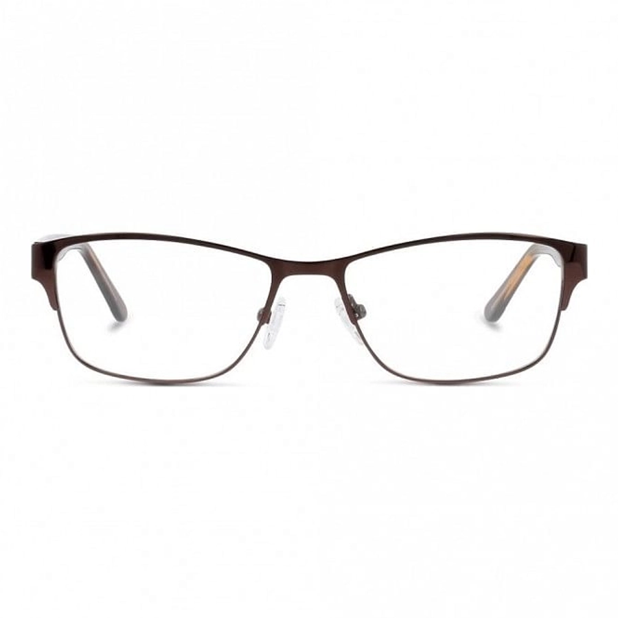 Full Rim Stainless Steel Rectangle Brown Medium DbyD DBAF30 Eyeglasses