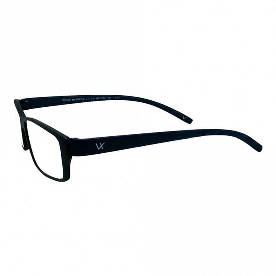 Black Rectangle (+3.0 Power) Polycarbonate Unisex Medium HFDM01BL Reading Glasses