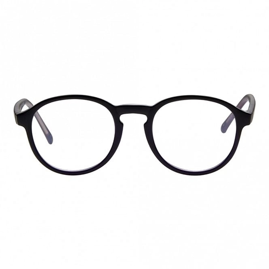 Full Rim Polycarbonate Round Black Medium Vision Express 29391 Eyeglasses