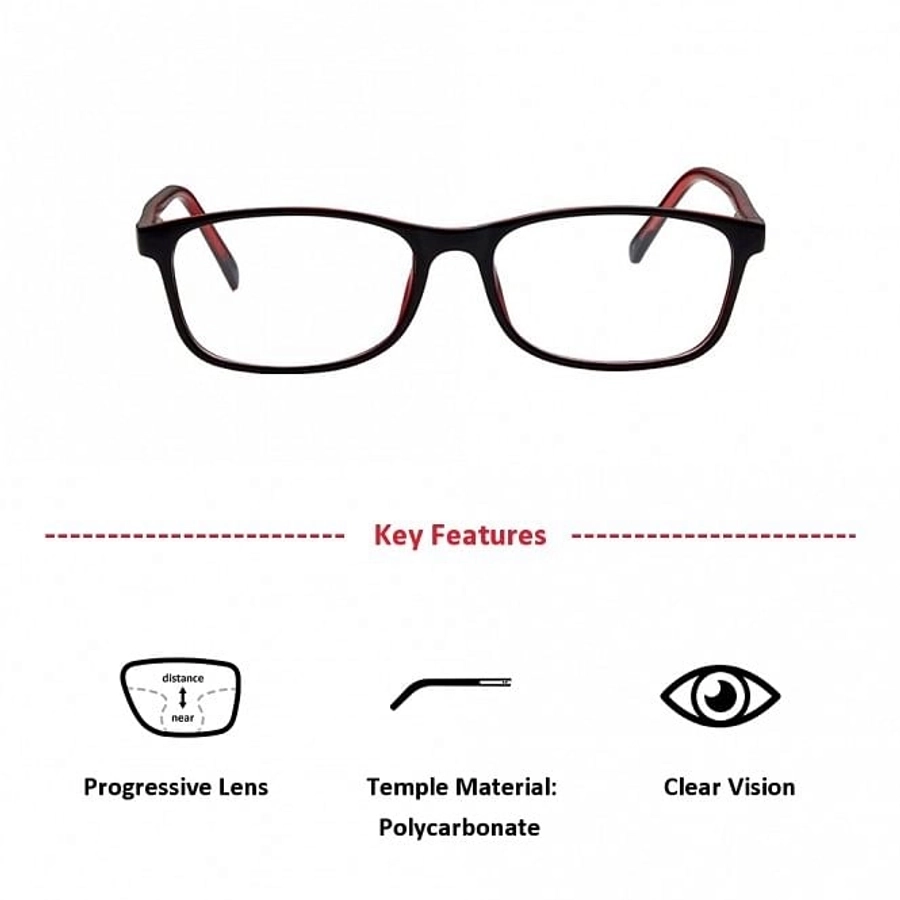Full Rim Polycarbonate Oval Black Medium Vision Express 29407 Eyeglasses