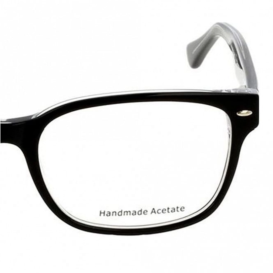 Full Rim Acetate Rectangle Black Small In Style ISBM04 Eyeglasses