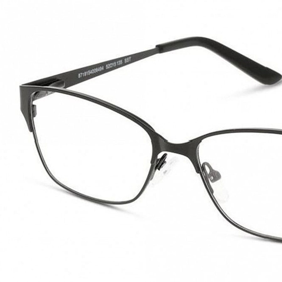 Full Rim Stainless Steel Cat Eye Black Medium DbyD DBCF11 Eyeglasses