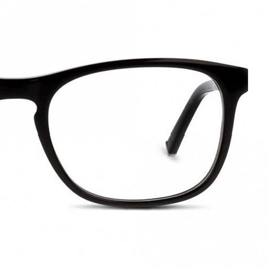 Full Rim Acetate Rectangle Black Medium Heritage HEDM14 Eyeglasses