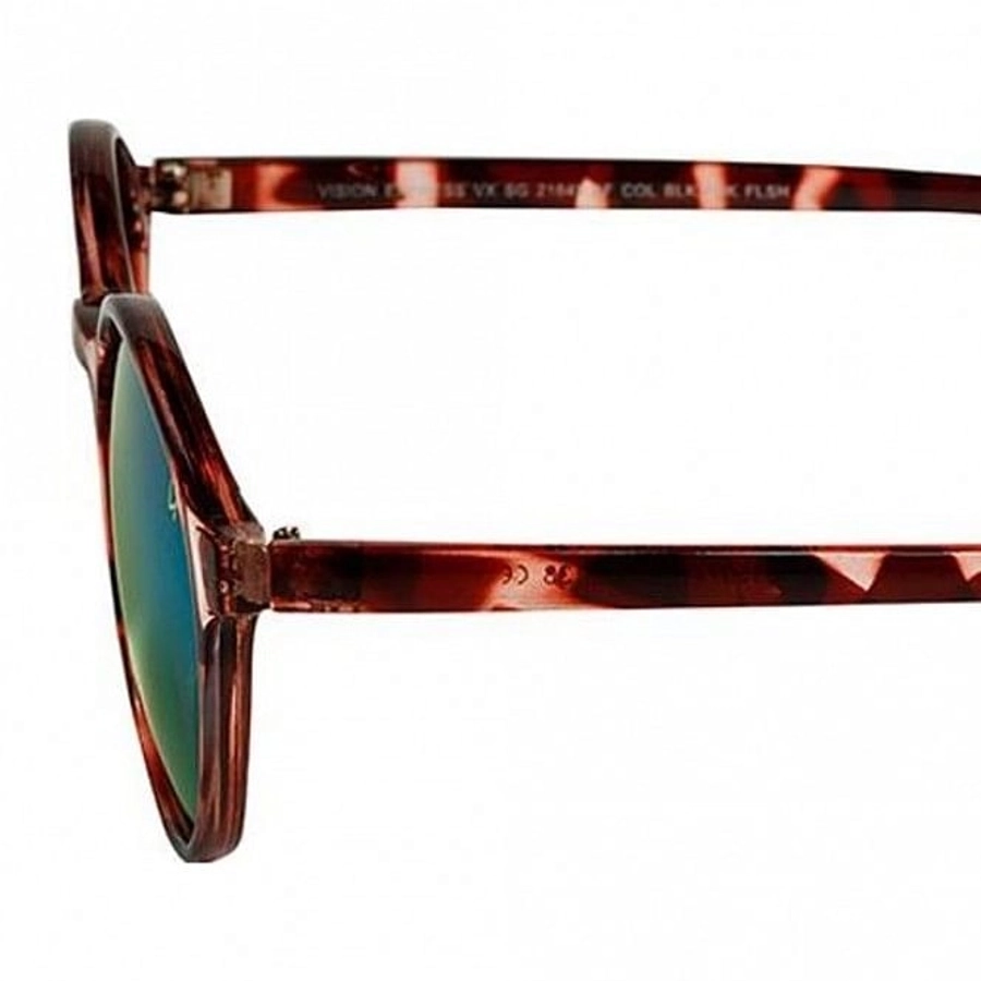 Round Pink Polycarbonate Full Rim Small Vision Express 21645 Sunglasses