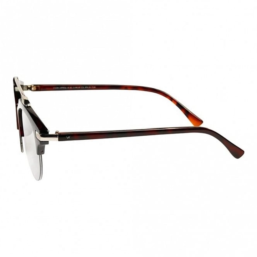Rectangle Silver Polycarbonate Full Rim Small Vision Express 21646 Sunglasses