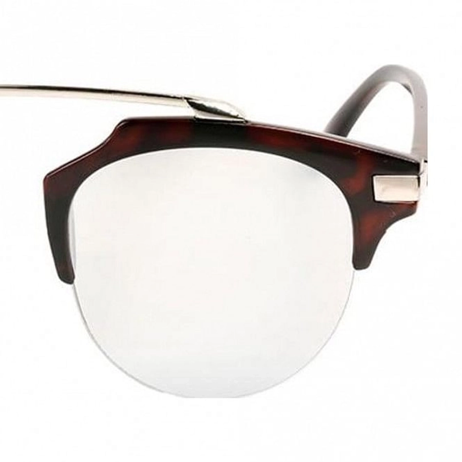Rectangle Silver Polycarbonate Full Rim Small Vision Express 21646 Sunglasses