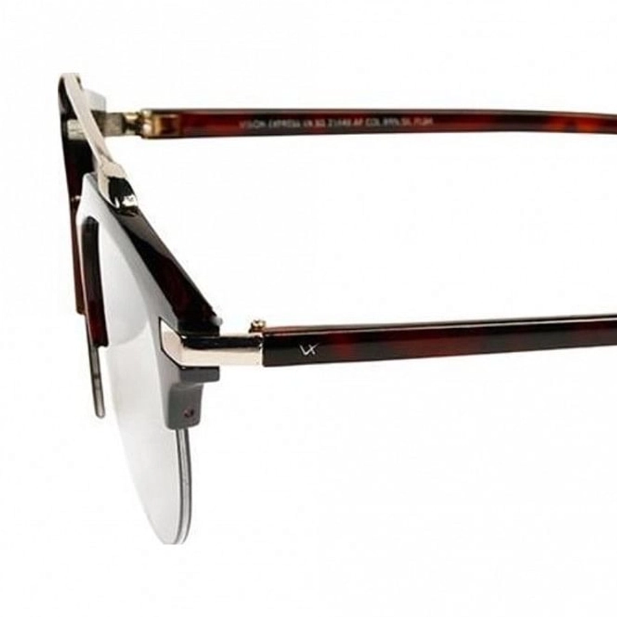 Rectangle Silver Polycarbonate Full Rim Small Vision Express 21646 Sunglasses