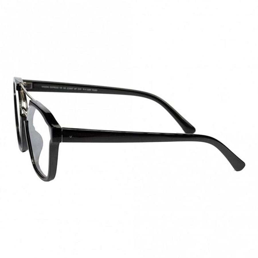 Rectangle Silver Polycarbonate Full Rim Small Vision Express 21647 Sunglasses