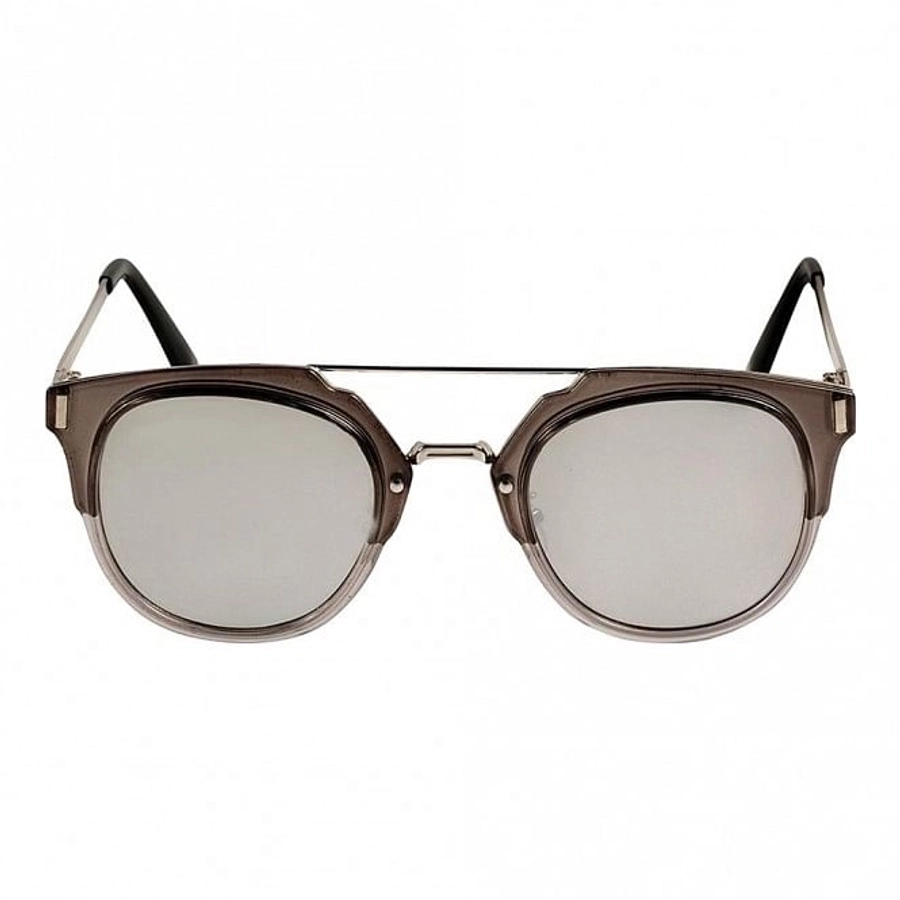 Round Silver Nickel Silver Full Rim Small Vision Express 21654 Sunglasses