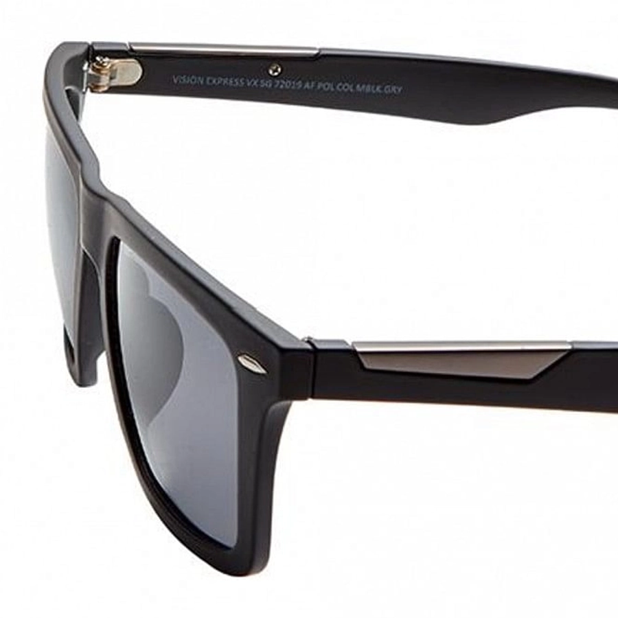Rectangle Polarised Lens Grey Solid Full Rim Large Vision Express 72019P Sunglasses