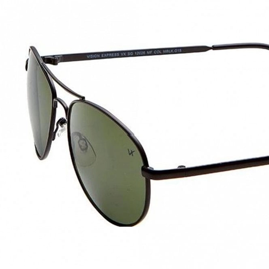 Aviator Green Metal Full Rim Medium Vision Express 12026 Sunglasses