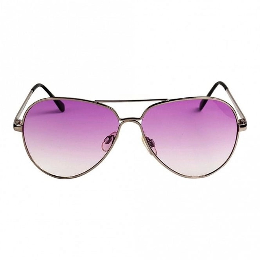 Aviator Purple Nickel Silver Full Rim Large Vision Express 12030 Sunglasses
