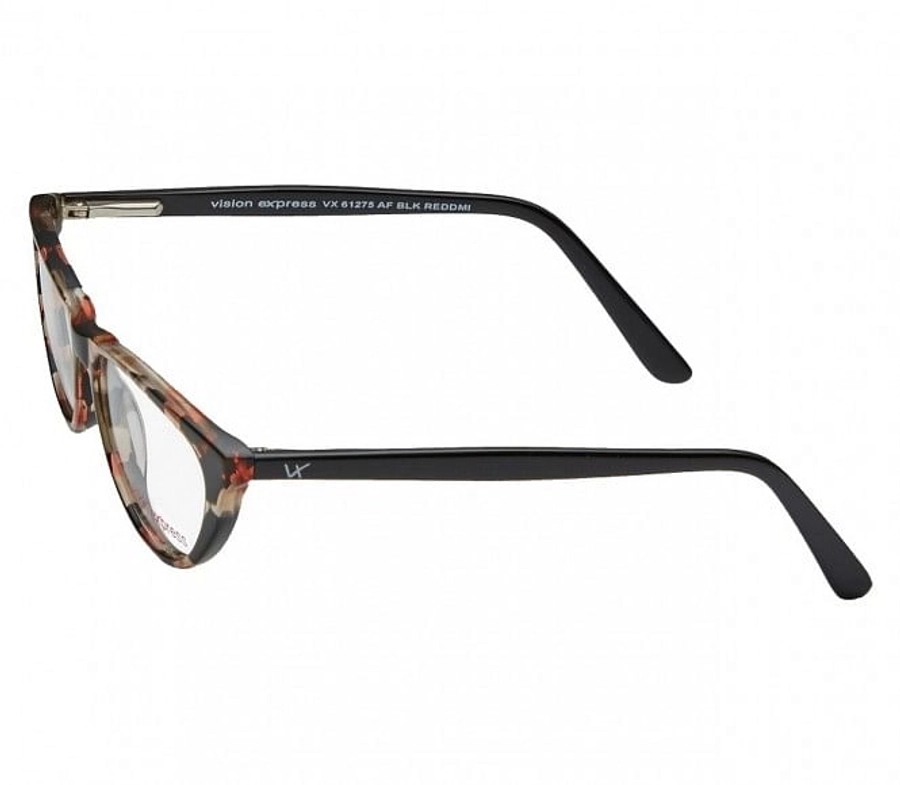 Cat Eye Black Acetate Large Vision Express 61275 Kids Eyeglasses
