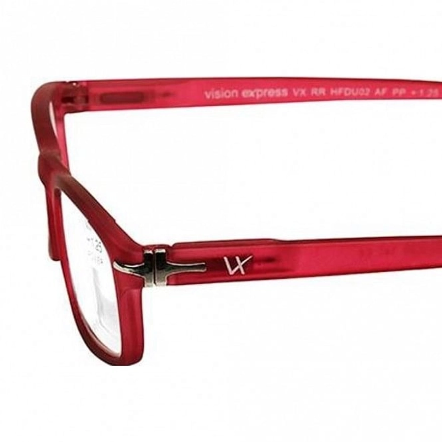 Pink Rectangle (+1.25 Power) Polycarbonate Medium HFDU02PN Reading Glasses