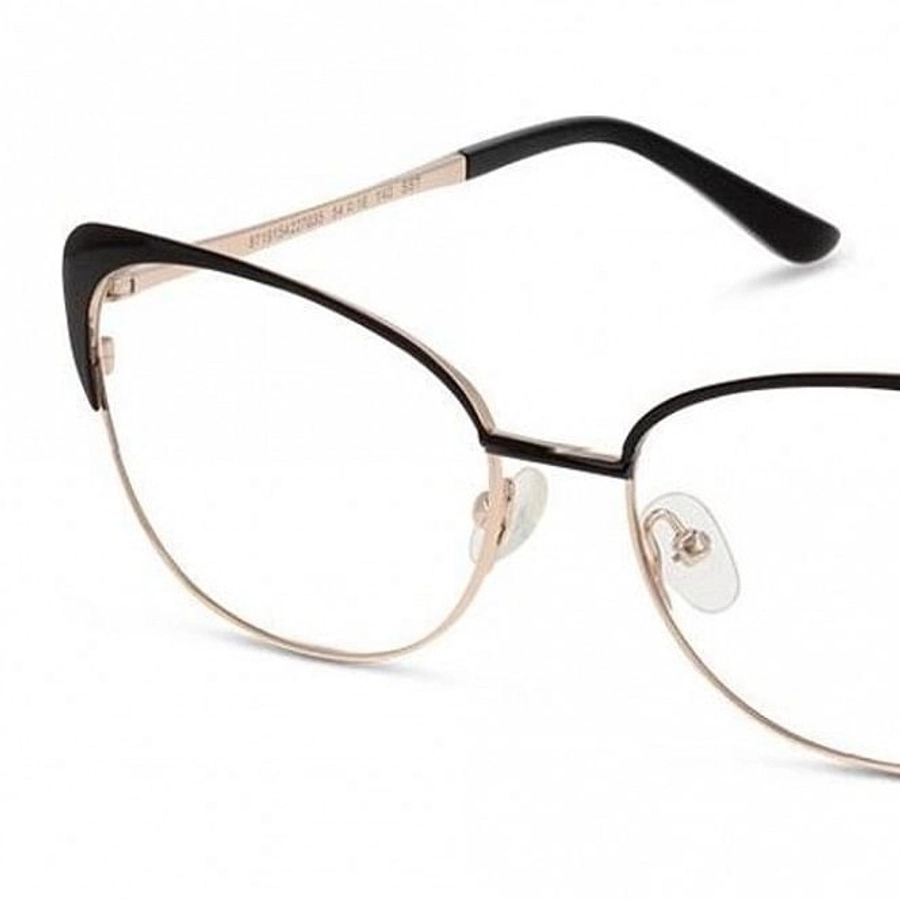 Full Rim Metal Oval Black Women Small Sensaya SYFF05 Eyeglasses